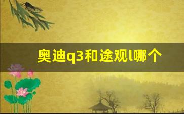 奥迪q3和途观l哪个性价比高