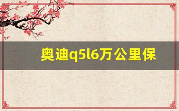 奥迪q5l6万公里保养费用,奥迪q5l保养周期表