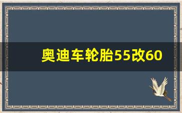 奥迪车轮胎55改60可以吗,奥迪a8能改275的轮胎吗