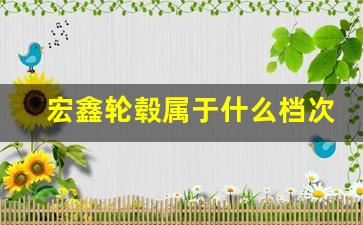 宏鑫轮毂属于什么档次,宏鑫轮毂价格