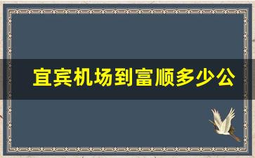 宜宾机场到富顺多少公里,富顺到宜宾市哪个车站