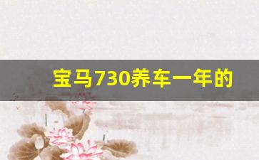 宝马730养车一年的费用,宝马7系正常寿命多久