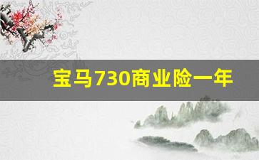 宝马730商业险一年需要多少,宝马740车险一年多少钱