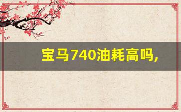 宝马740油耗高吗,宝马740新车油耗