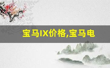 宝马IX价格,宝马电车新款ix50多少钱