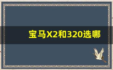 宝马X2和320选哪个,宝马320和325哪个值得买