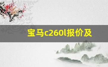 宝马c260l报价及图片,c260l奔驰报价