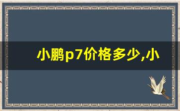 小鹏p7价格多少,小鹏p7怎样