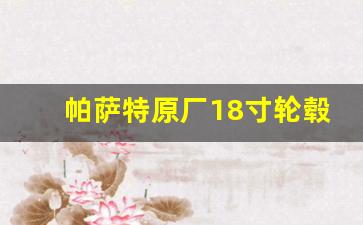 帕萨特原厂18寸轮毂多少钱,帕萨特330轮毂价格