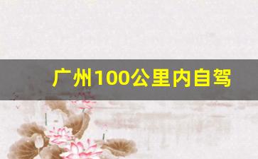 广州100公里内自驾哪里好玩,广州一日游必去十个景点