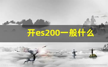 开es200一般什么档次人,2023年最建议买的车