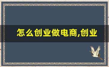 怎么创业做电商,创业电商需要什么条件