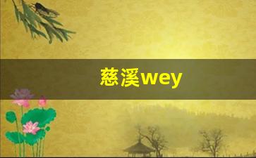 慈溪wey