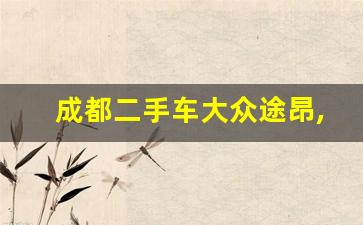 成都二手车大众途昂,大众途昂21万