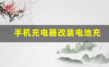 手机充电器改装电池充电器