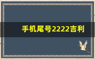 手机尾号2222吉利吗,2222有什么吉祥寓意