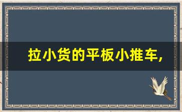 拉小货的平板小推车,拉货小推车一般哪里买