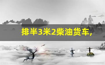 排半3米2柴油货车,3·2米小解放自卸车