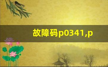 故障码p0341,p0341故障码的维修方法