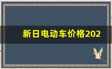 新日电动车价格2023款多少钱