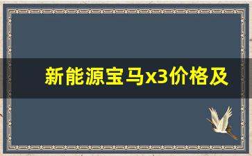 新能源宝马x3价格及图片