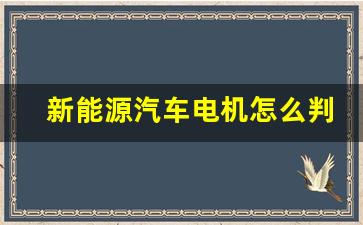 新能源汽车电机怎么判断好坏,新能源汽车电机容易坏吗