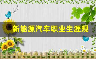 新能源汽车职业生涯规划书500字,新能源汽车专业职业生涯规划书