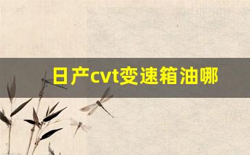 日产cvt变速箱油哪个品牌好,cvt变速箱用什么型号的油