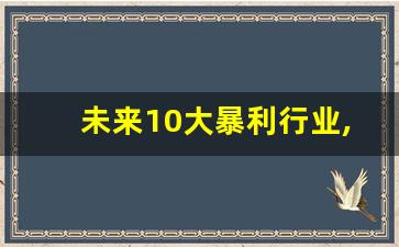 未来10大暴利行业,小县城最缺什么生意