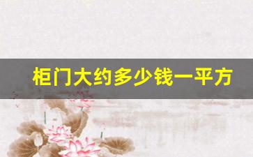 柜门大约多少钱一平方,衣柜柜门多少钱一平方