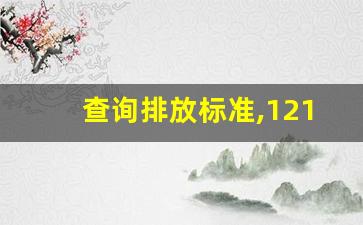 查询排放标准,12123可以查询国几排放吗