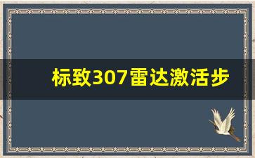 标致307雷达激活步骤6,标致307小屏幕中英文对照表