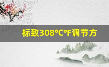 标致308℃℉调节方法,标致308提速慢无力