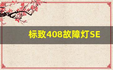 标致408故障灯SERVICE亮了