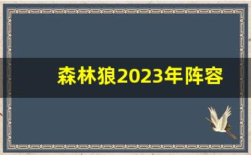 森林狼2023年阵容,森林狼展现实力