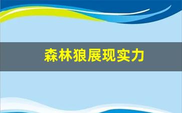 森林狼展现实力