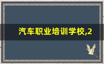 汽车职业培训学校,2023国家免费职业技能培训班