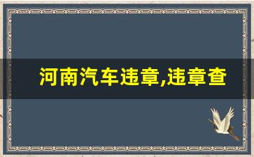 河南汽车违章,违章查询免费豫G7800A