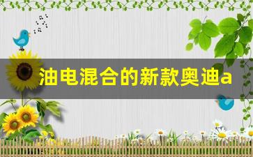 油电混合的新款奥迪a6多少钱,奥迪a6油电混动咋样