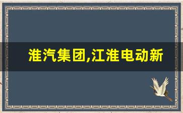 淮汽集团,江淮电动新能源汽车