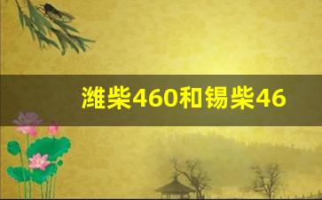 潍柴460和锡柴460发动机哪个省油