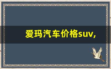 爱玛汽车价格suv,爱玛四轮电动汽车图片