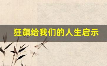 狂飙给我们的人生启示,狂飙读后感1500字