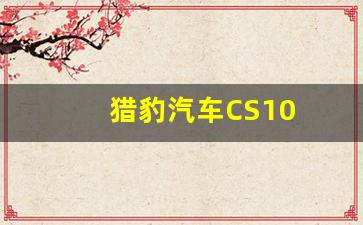 猎豹汽车CS10