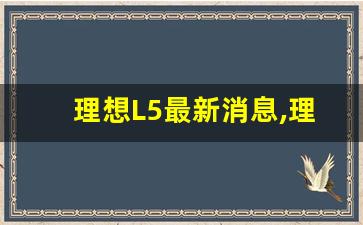 理想L5最新消息,理想l5尺寸