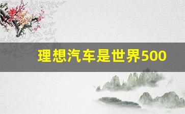 理想汽车是世界500强企业吗,蔚来汽车是五百强企业吗