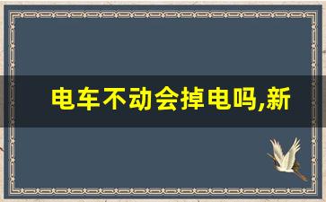 电车不动会掉电吗,新电池前三次怎么充电