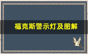 福克斯警示灯及图解