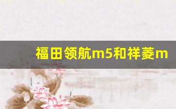 福田领航m5和祥菱m2哪个好,福田祥菱m2口碑