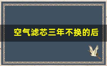 空气滤芯三年不换的后果,吹空气滤芯正确方法